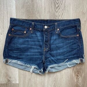 Levi’s Dark Blue Jean Shorts, Women’s Size 30